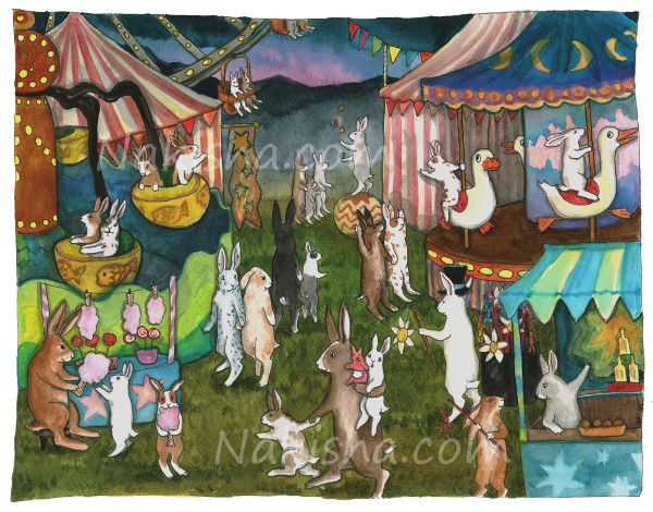 Carnival, Painting by Nakisha