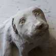 Dog is Love Concrete , sculpture, 2023