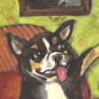 Tea with French Bulldog, 2024