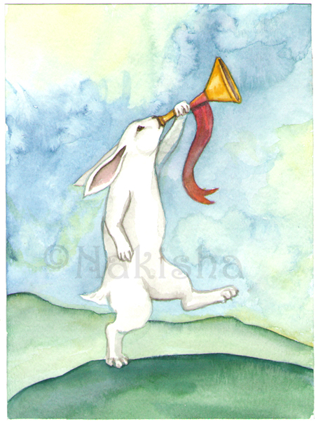 Judgement-Rabbit Painting