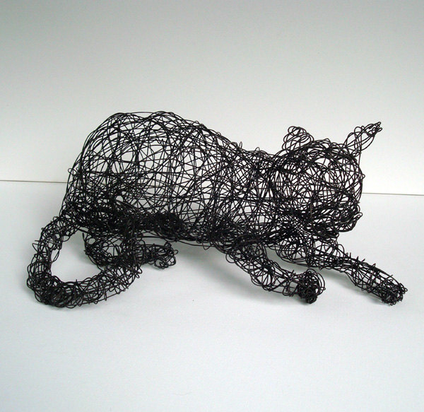 Life Sized Cat Sculpture