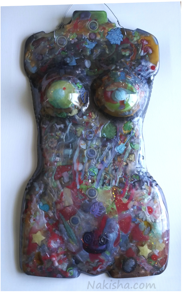 Lydia - Resin Figurative Sculpture by Nakisha