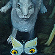 Owl Eyes- Painting, 2004