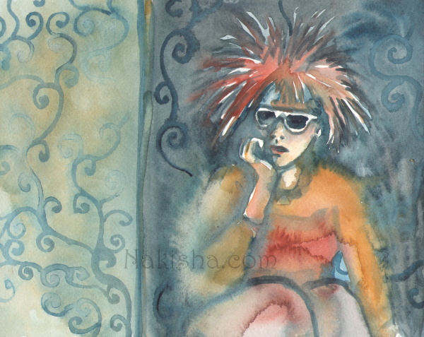 I turned out a Punk, Painting by Nakisha