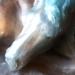 Sleeping Pony Sculpture 2023
