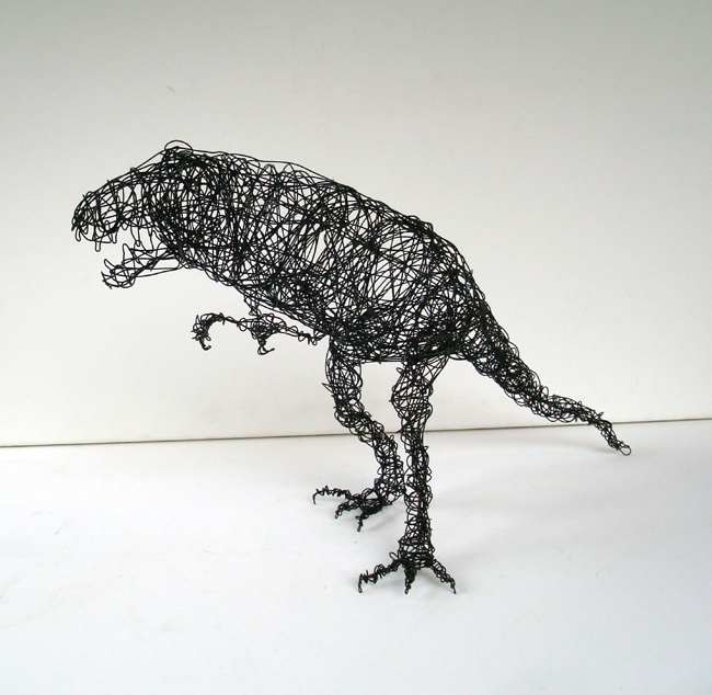 T-rex wire Sculpture